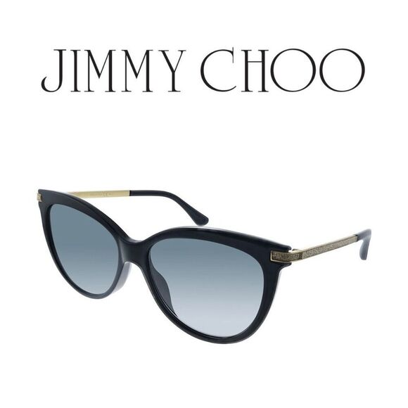 JIMMY CHOO Women's AXELLE/G/S 56mm Sunglasses NEW WITH CASE MSRP $395 - Picture 1 of 15